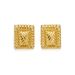 Women’s Jewelry Set Fashion Fashion Commuting Simple All Match Square Twill Zircon Titanium Steel Earrings_ipsvogv.com