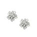 Light luxury sweet summer flower simple spicy style inlaid with zircon earrings, versatile and elegant earrings_ipsvogv.com
