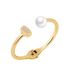 ins exaggerated personality retro simple temperament pearl alloy open bracelet jewelry_ipsvogv.com