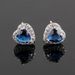 Earrings Crystal Zircon Earrings Simple Earrings 925 Silver Needle Love Shaped_ipsvogv.com