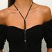Diamond Tassel Clavicle Chain - Luxury Layered Necklace With Sparkling Stones_ipsvogv.com