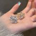 Rotatable Light Luxury Zircon Snowflake Ring Women's High Sense Exquisite Trendy Ring Niche New Versatile Jewelry Wholesale_ipsvogv.com
