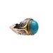 Pine Stone Men's Ring, Copper Plated Material Ring Design, Ethnic Style, Mongolian Elements, Versatile_ipsvogv.com