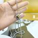 Stainless Steel Spring Snap Heart Shaped Versatile Electroplating Women's Tassel Necklace_ipsvogv.com