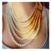 Fashion Multi Layer Temperament Pearl Necklace Sweater Chain Beaded Necklace Ladies Accessories_ipsvogv.com