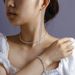 Wedding Necklace Earrings Bracelet Jewelry Luxurious Rhinestone High-end Bride Chain Set_ipsvogv.com