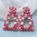 Retro fashion atmospheric metal diamond earrings for women gemstone earrings personality earrings_ipsvogv.com
