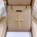 Cross 【 】 Light Luxury Charm Gorgeous Full Diamond Necklace Women's Versatile Clavicle Titanium Steel Chain 【 】_ipsvogv.com