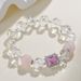 Natural Random Shaped White Powder Crystal With Micro Inlaid Light Luxury, Fashionable, Atmospheric, Clear And_ipsvogv.com