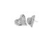 Internet Celebrity Fashion Trend Titanium Steel Niche Design, Textured Heart Earrings, Earrings_ipsvogv.com