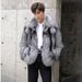 Men's clothing Autumn-winter fur men's coat Fashion casual silver fox fur coat thickened to keep warm_ipsvogv.com