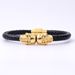 Bracelet 1pc New Men's Cowhide Ghost Head Bracelet Punk Style High Quality Skulls_ipsvogv.com
