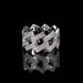 Men's Jewelry Hip Hop 14mm Diamond Cuban Ring Real Gold Electroplated Double Row Zircon Trendy Hiphop Men's Ring_ipsvogv.com