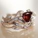 New Creative Fat Triangle Zircon Pair Women's Wedding Ring_ipsvogv.com