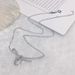 3D Inlaid Ribbon Knot Clavicle Luo Ying Same Style Bow Sweater Chain Design Sense Necklace Female Best Friend Gift_ipsvogv.com