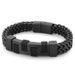 Men's Jewelry Rock And Roll Hip Hop Style Hand Jewelry Creative Street Shooting Curved Woven Titanium Steel Bracelet_ipsvogv.com