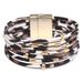 Women's Jewelry Leopard Print Bracelet Popular Multi Layer Magnetic Buckle Bracelet_ipsvogv.com