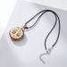 Natural Rainbow Stone Pendant for Men and Women, Hip Hop Style, Personalized Resin Wrap Design, Long Chain Necklace_ipsvogv.com