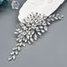 Elegant Handmade Crystal Hair Comb For Women - Perfect For Weddings, Parties, And Special Occasions - Floral Design With Sparkling Rhinestones_ipsvogv.com