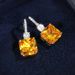 Cao Shi' New Luxury Ice Flower Yellow Diamond Earring Are Fahionable And Veratile, With Micro Inlaid Zircon Ear_ipsvogv.com