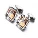 High quality square gear men's movement buttons French shirt cufflink cufflinks_ipsvogv.com
