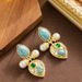 Antique Style Diamond Inlaid Pearl In French Literature, Female Niche Personality, Ethnic Style, High-end Silver Needle_ipsvogv.com