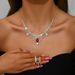 Women’s Jewelry Set Fashion Jewelry Set Crystal Eye Crystal Necklace Earring Set New Crystal Pendant_ipsvogv.com