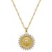 Titanium Steel 【 】 Round Lion Head Light Luxury Temperament Gorgeous Full Diamond Necklace Women's Versatile Collarbone 【 】_ipsvogv.com