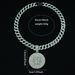Hot Selling New Product Libra Disk Pendant Symbolizes The Principle Of Fairness Hip Hop Cuban Necklace 12 Constellations_ipsvogv.com
