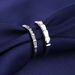 New Couple Animal Diamond Adjustable Wave Pair Ring Live Mouth, Unique Design For Students With Simplicity_ipsvogv.com