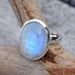 Sanjie's New Punk Style Thai Silver Moonstone Ring Is A Popular Handmade Accessory_ipsvogv.com