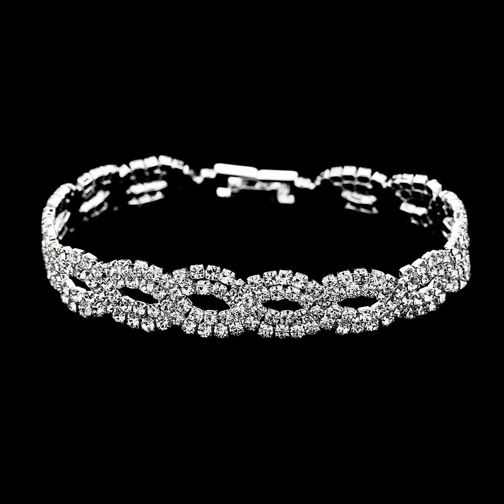 Unisex Fashion New Ins Niche Design Full Diamond Bracelet Simple Personality Cold Temperament All Match Claw Chain Bracelet_ipsvogv.com