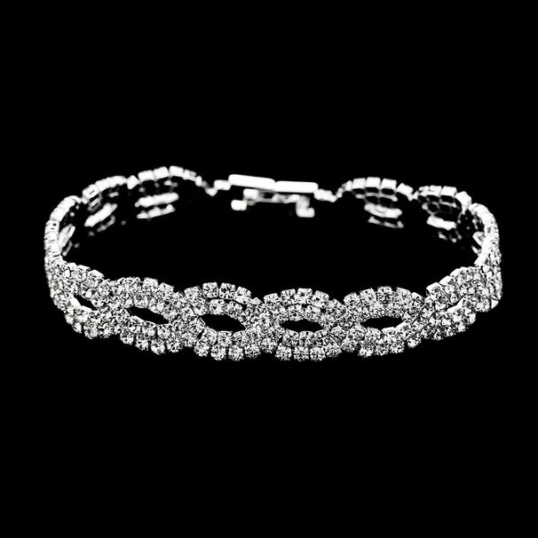 Unisex Fashion New Ins Niche Design Full Diamond Bracelet Simple Personality Cold Temperament All Match Claw Chain Bracelet_ipsvogv.com