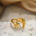 Women’s Jewelry Set Fashion Gold Retro Star And Moon Ring Personality Design Ring Fashionable And Versatile Commuter Open Ring_ipsvogv.com