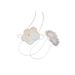 Light Luxury Temperament, High-end Feeling, White Camellia Collarbone Knitted Wool Ball Necklace, Internet Famous Neck_ipsvogv.com