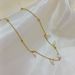 New Stainless Freshwater Pearl Titanium Steel Non Fading Necklace For Women With Personalized Design And High-end Feel,_ipsvogv.com