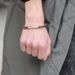 Men's Jewelry Fashion Simple Stainless Steel Buckle Bracelet Cowhide Braided Wave Checkered Personality Bracelet_ipsvogv.com