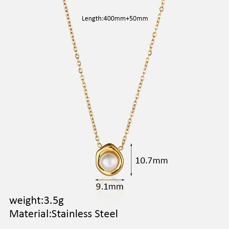 Pearl Clavicle Necklace For Women - Light Luxury Retro French Style With No Fading Pendant_ipsvogv.com