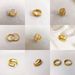 New Real Plated Gold Bamboo Knot Open Female Ins Exaggerated Personality Male Finger Ring_ipsvogv.com