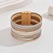 Fashion OL Commuting Style Women's Multi layer Personalized Diamond Set Mother of Pearl Bracelet Hip Hop Versatile_ipsvogv.com