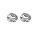 French niche design heavy polished round earrings female ins cold style earrings trend Korean version minimalist_ipsvogv.com
