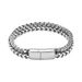 Titanium Braided Square Shaped Front And Back Chains, Magnetic Buckle Trendy Accessories, Stainless Steel Bracelets,_ipsvogv.com