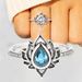 Cao Shi Made An Old Flame Shaped Lotus Chinese Style Wide Face Ring, Personalized Single Ring_ipsvogv.com