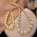 Fashionable Instagram, Exaggerated Personality, Transport Beads, Titanium Necklace, Women's Stainless Steel Sweet Cool_ipsvogv.com