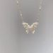 【 26000 Reviews 】 JUSONG KLEIN Titanium Steel Butterfly Necklace Women's Summer Light Luxury Niche Design Zirconia Lock_ipsvogv.com