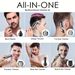 Beard Trimmer for Men, Electric Razor Hair Trimmer, Cordless Hair Clippers Shavers for Men, Mens Grooming Kit for Nose Mustache Body Facial,_ipsvogv.com