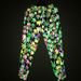 Men's Clothing colorful leaf reflective pants men and women colorful reflective trousers nightclub hip hop leggings_ipsvogv.com