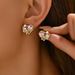 2024 New Japanese Korean style Women's with Love, Niche Inlaid Zircon Design, Light Luxury Earrings and Accessories_ipsvogv.com