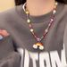 Versatile Colorful Beaded Necklace For Women With Light Luxury High Sense, Small And Popular Design, Internet Celebrity_ipsvogv.com