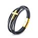 Men's Jewelry Stainless Steel Cross Fashion Bracelet Personality Multi Layer Braided Leather Bracelet_ipsvogv.com
